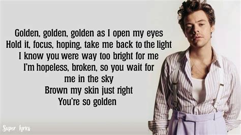 golden lyrics|letra de golden harry styles.
